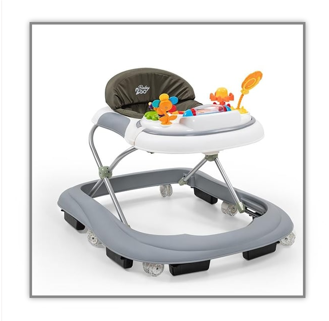 Sunny Baby Kiddy Sallanır Fonksiyonel Yürüteç 9228 Gri