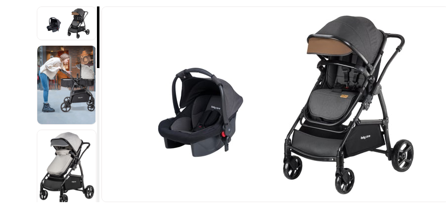 Baby Care Bc-315 Safari Trio Travel Puset Siyah ( S )