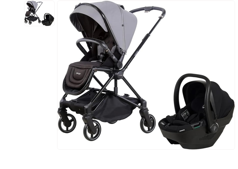 Prego Mios Premium İ-Size Travel Bebek Arabası Gri 2415