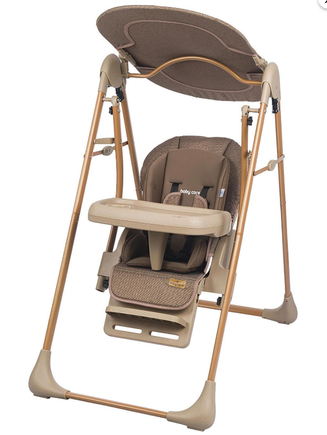 Baby Care Bc-530 Rocket Elite Fonksiyonel Yatarlı Katlanır Salıncak Kahve 