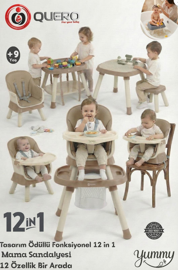 Quero Yummy Mama Sandalyesi KahvE