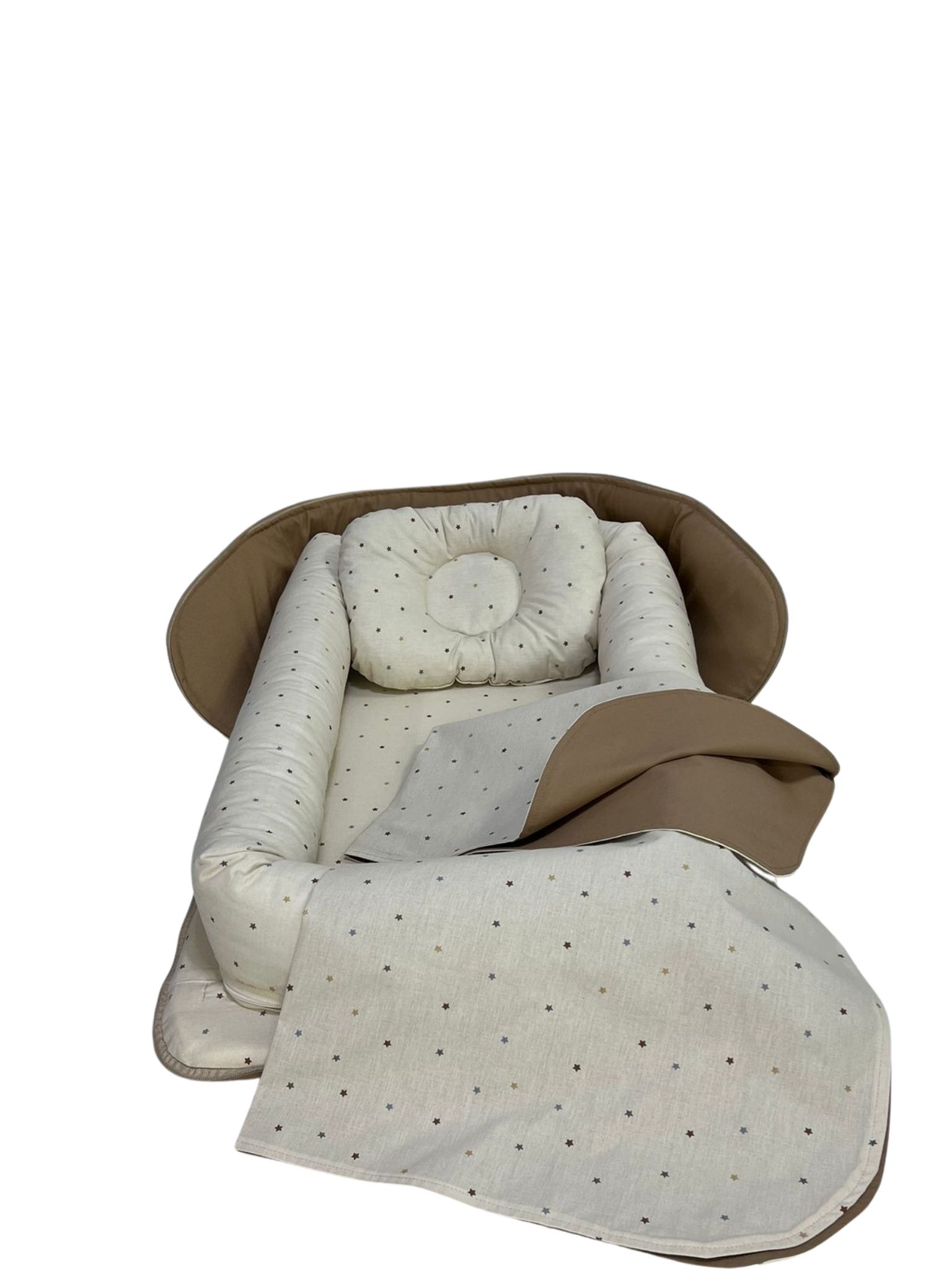 Minik Yıldız ve Mocha Çantalı Babynest ve Pike