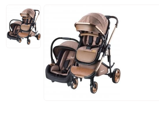Baby Care Bc-440 Collarado Chrome Travel Puset Kahve 
