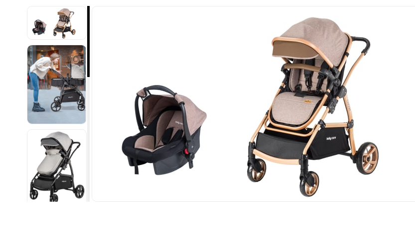 Baby Care Bc-315 Safari Trio Travel Puset Kahve 
